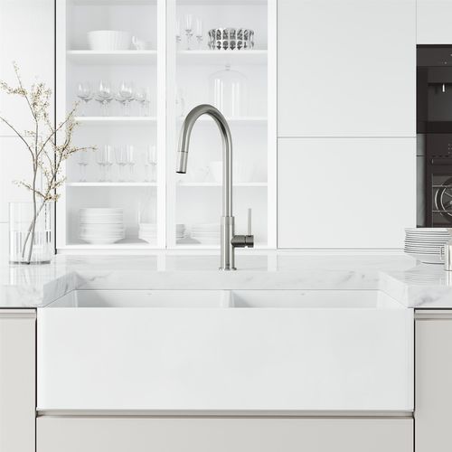 Main product image of Bristol Single Handle Pull-Down Sprayer Kitchen Faucet (Stainless Steel), VG02033ST
