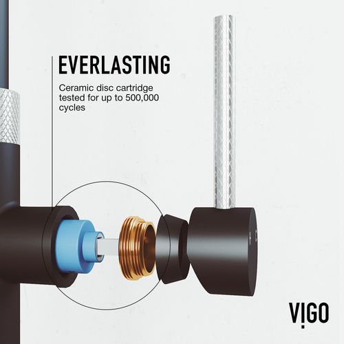 Main product image of Bristol Single Handle Pull-Down Sprayer Kitchen Faucet (Stainless Steel/Matte Black), VG02033STMB
