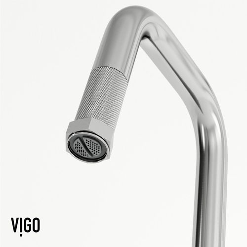 Main product image of Hart Angular Single Handle Pull-Down Spout Kitchen Faucet (Stainless Steel), VG02036ST