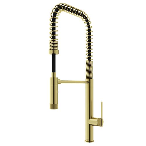 Main product image of Sterling Single Handle Pull-Down Sprayer Kitchen Faucet (Matte Brushed Gold), VG02037MG