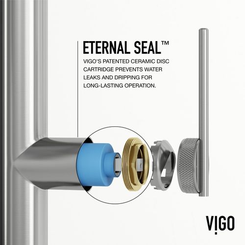 Main product image of Sterling Single Handle Pull-Down Sprayer Kitchen Faucet (Stainless Steel), VG02037ST