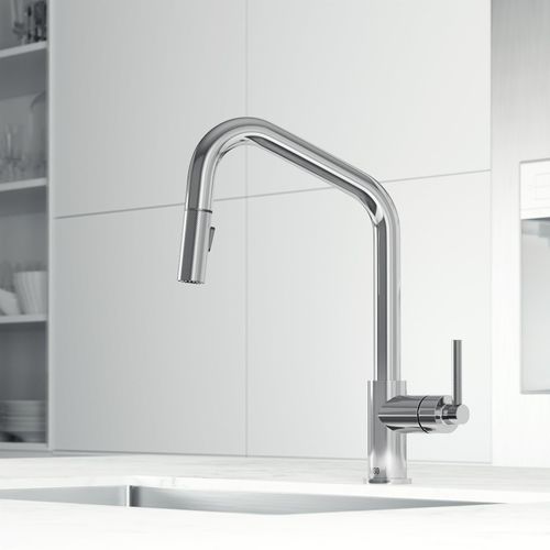 Main product image of Utopia Single Handle Pull-Down Sprayer Kitchen Bar Faucet (Chrome), VG02038CH