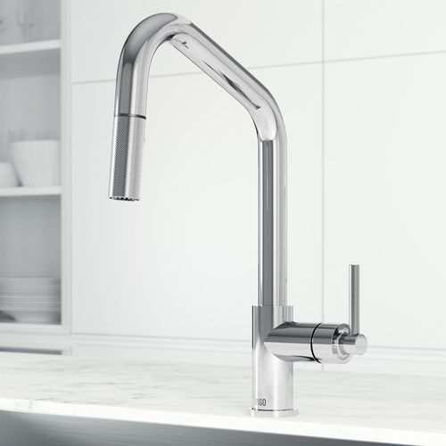 Main product image of Utopia Single Handle Pull-Down Sprayer Kitchen Bar Faucet (Chrome), VG02038CH