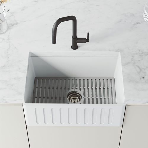Main product image of Utopia Single Handle Pull-Down Sprayer Kitchen Bar Faucet (Matte Black), VG02038MB