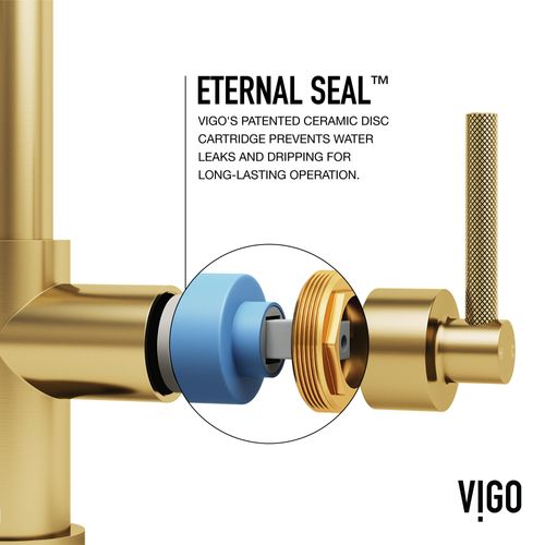 Main product image of Utopia Single Handle Pull-Down Sprayer Kitchen Bar Faucet (Matte Brushed Gold), VG02038MG