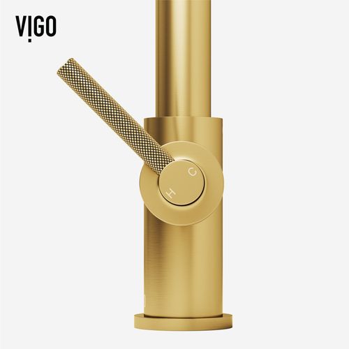 Main product image of Utopia Single Handle Pull-Down Sprayer Kitchen Bar Faucet (Matte Brushed Gold), VG02038MG