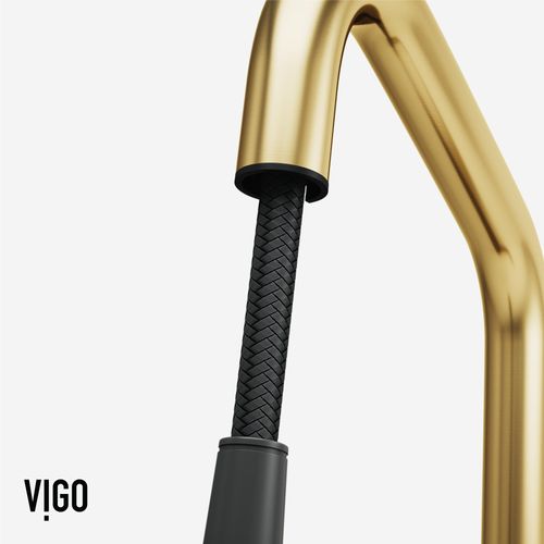Main product image of Utopia Single Handle Pull-Down Sprayer Kitchen Bar Faucet (Matte Brushed Gold), VG02038MG