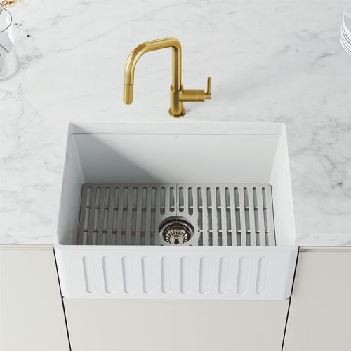 Main product image of Utopia Single Handle Pull-Down Sprayer Kitchen Bar Faucet (Matte Brushed Gold), VG02038MG