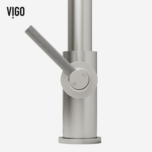 Main product image of Utopia Single Handle Pull-Down Sprayer Kitchen Bar Faucet (Stainless Steel), VG02038ST