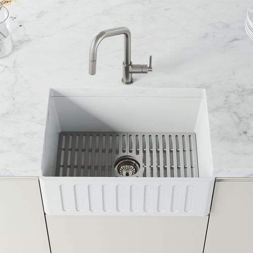 Main product image of Utopia Single Handle Pull-Down Sprayer Kitchen Bar Faucet (Stainless Steel), VG02038ST