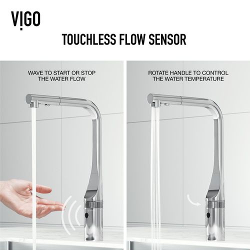 Main product image of Jewel Touchless Kitchen Faucet (Chrome), VG02039CHS