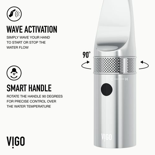 Main product image of Jewel Touchless Kitchen Faucet (Chrome), VG02039CHS