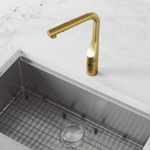 Main product image of Jewel Touchless Kitchen Faucet (Matte Brushed Gold), VG02039MGS