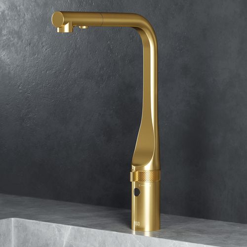Main product image of Jewel Touchless Kitchen Faucet (Matte Brushed Gold), VG02039MGS