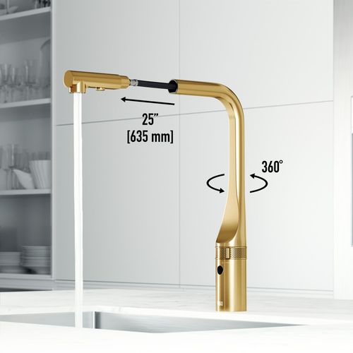Main product image of Jewel Touchless Kitchen Faucet (Matte Brushed Gold), VG02039MGS