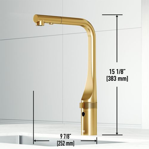 Main product image of Jewel Touchless Kitchen Faucet (Matte Brushed Gold), VG02039MGS