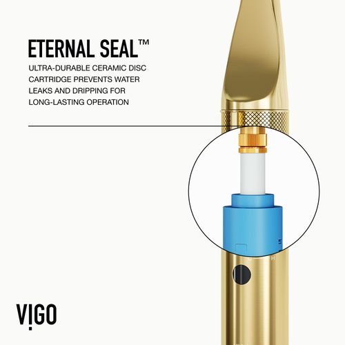 Main product image of Jewel Touchless Kitchen Faucet (Matte Brushed Gold), VG02039MGS