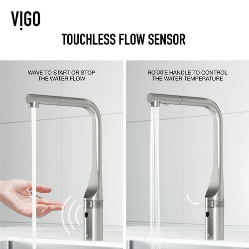 Main product image of Jewel Touchless Kitchen Faucet (Stainless Steel), VG02039STS