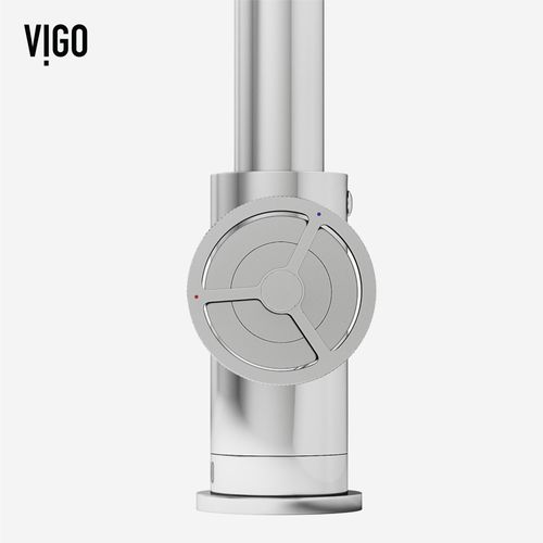 Main product image of Cass Industrial Single Handle Kitchen Bar Faucet in Chrome (Chrome), VG02040CH