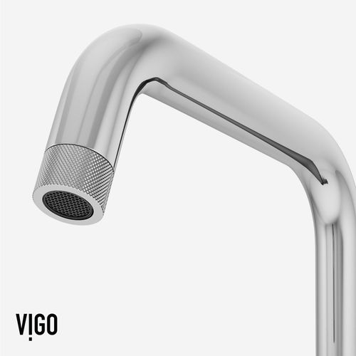 Main product image of Cass Industrial Single Handle Kitchen Bar Faucet in Chrome (Chrome), VG02040CH
