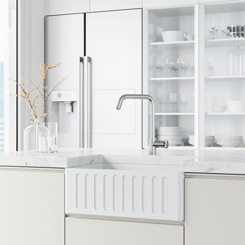 Main product image of Cass Industrial Single Handle Kitchen Bar Faucet in Chrome (Chrome), VG02040CH