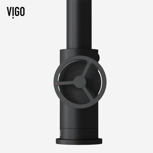 Main product image of Cass Industrial Single Handle Kitchen Bar Faucet (Matte Black)