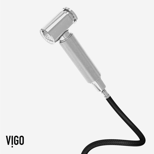 Main product image of Cass Single Handle Bridge Kitchen Faucet (Chrome), VG02050CH