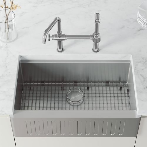 Main product image of Cass Single Handle Bridge Kitchen Faucet (Chrome), VG02050CH