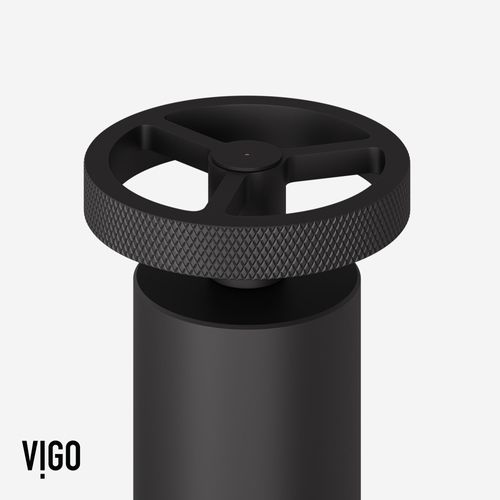 Main product image of Cass Two-Handle Widespread Bridge Kitchen Faucet w/ Side Sprayer (Matte Black), VG02051MB
