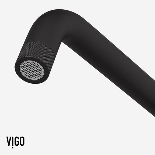 Main product image of Cass Two-Handle Widespread Bridge Kitchen Faucet w/ Side Sprayer (Matte Black), VG02051MB