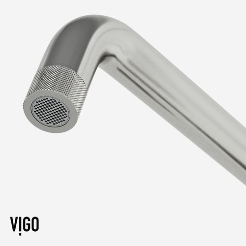 Main product image of Cass Two-Handle Widespread Bridge Kitchen Faucet w/ Side Sprayer (Stainless Steel), VG02051ST