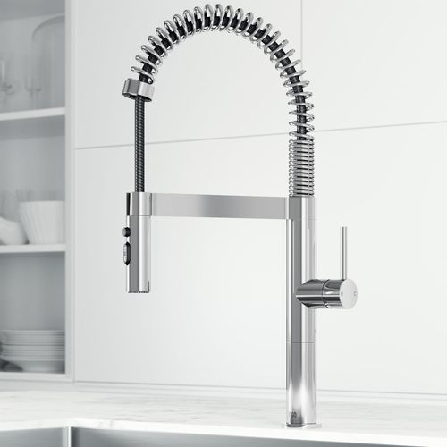 Main product image of Edison Pro Single Handle Pull-Down Kitchen Faucet (Chrome), VG02052CH