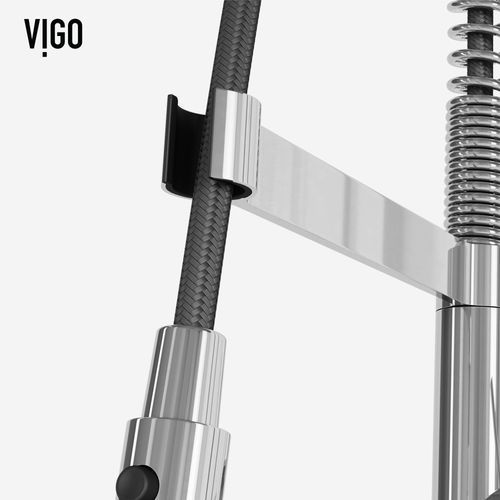 Main product image of Edison Pro Single Handle Pull-Down Kitchen Faucet (Chrome), VG02052CH