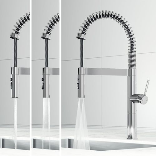 Main product image of Edison Pro Single Handle Pull-Down Kitchen Faucet (Chrome), VG02052CH