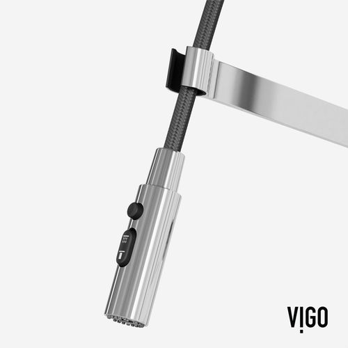 Main product image of Edison Pro Single Handle Pull-Down Kitchen Faucet (Chrome), VG02052CH