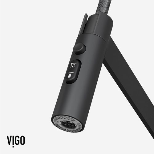 Main product image of Edison Pro Single Handle Pull-Down Kitchen Faucet (Matte Black), VG02052MB
