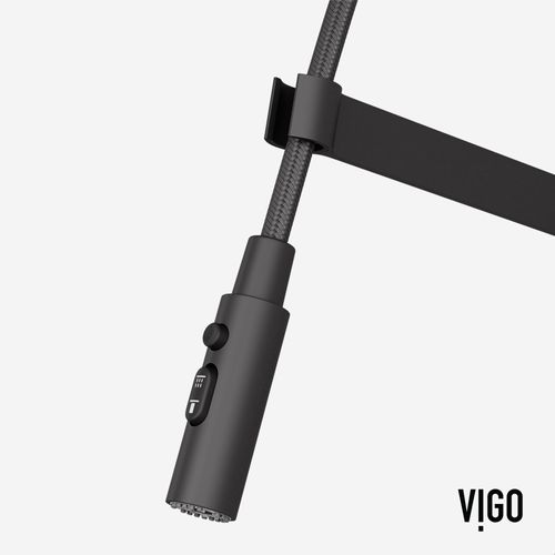 Main product image of Edison Pro Single Handle Pull-Down Kitchen Faucet (Matte Black), VG02052MB