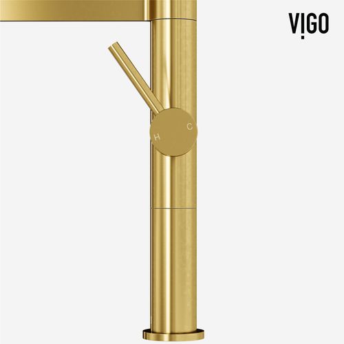 Main product image of Edison Pro Single Handle Pull-Down Kitchen Faucet (Matte Brushed Gold), VG02052MG