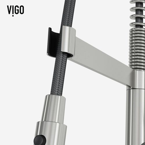 Main product image of Edison Pro Single Handle Pull-Down Kitchen Faucet (Stainless Steel), VG02052ST