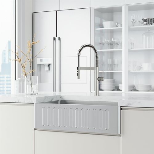 Main product image of Edison Pro Single Handle Pull-Down Kitchen Faucet (Stainless Steel), VG02052ST