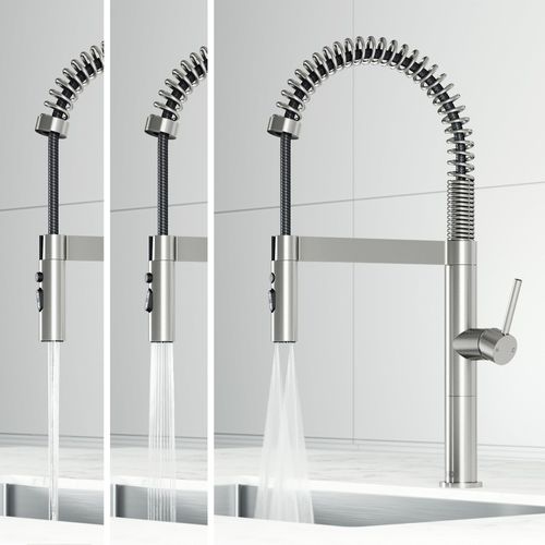 Main product image of Edison Pro Single Handle Pull-Down Kitchen Faucet (Stainless Steel), VG02052ST