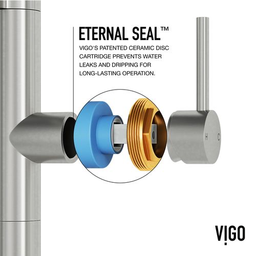 Main product image of Edison Pro Single Handle Pull-Down Kitchen Faucet (Stainless Steel), VG02052ST