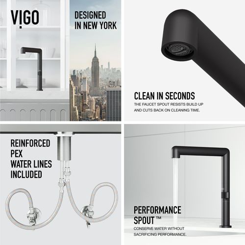 Main product image of Jewel Bar Kitchen Faucet (Matte Black), VG02053MB