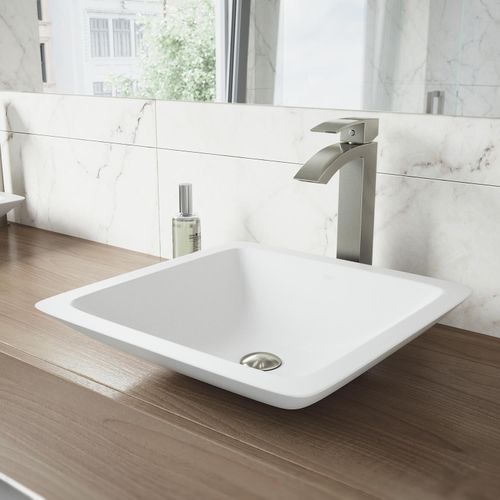 Main product image of Duris Single Handle Bathroom Vessel Faucet (Brushed Nickel), VG03007BN