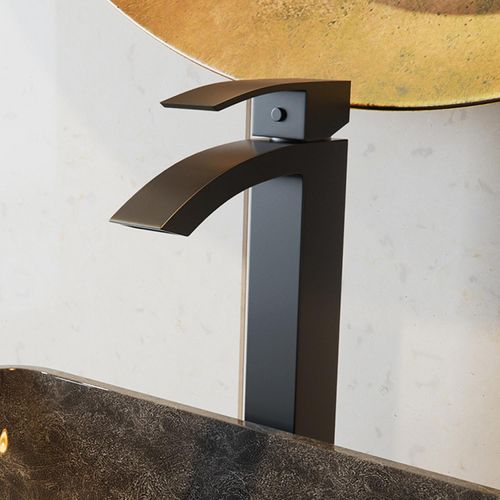 Main product image of Duris Single Handle Bathroom Vessel Faucet (Matte Black), VG03007MB
