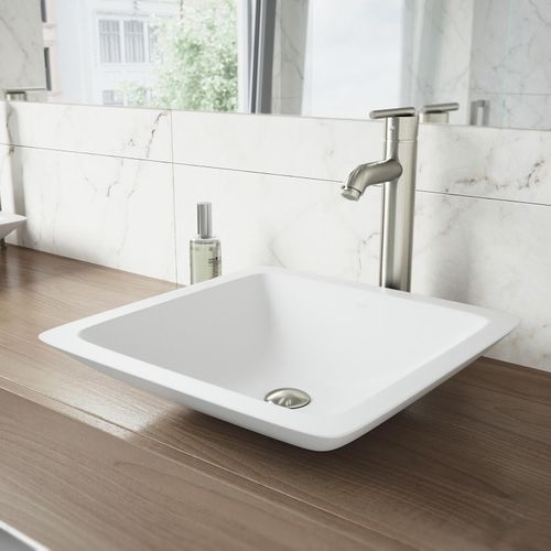 Main product image of Seville Single Handle Bathroom Vessel Faucet (Brushed Nickel), VG03009BN
