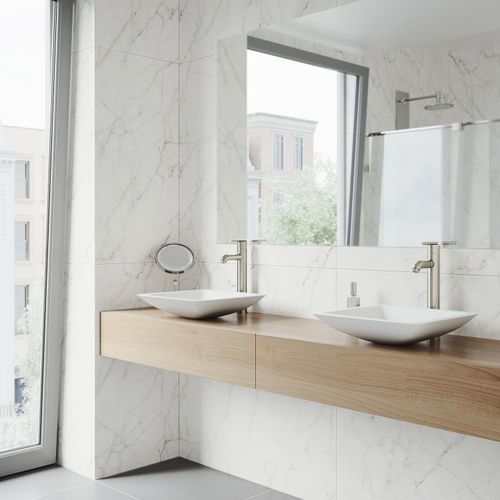 Main product image of Seville Single Handle Bathroom Vessel Faucet (Brushed Nickel), VG03009BN