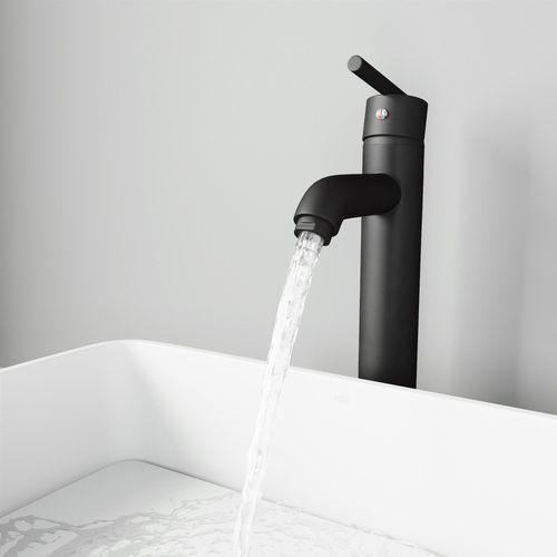Main product image of Seville Single Handle Bathroom Vessel Faucet (Matte Black), VG03009MB