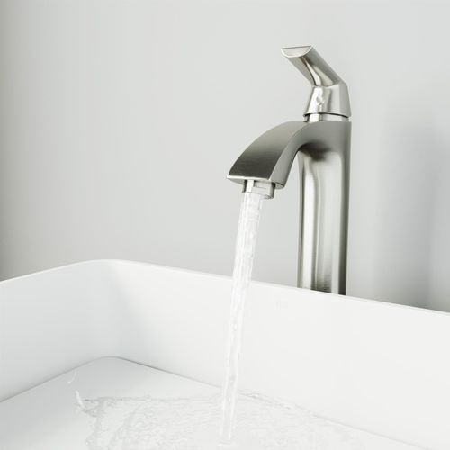 Main product image of Linus Single Handle Bathroom Vessel Faucet (Brushed Nickel), VG03013BN