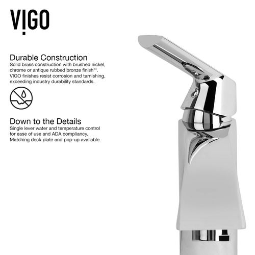 Main product image of Linus Single Handle Bathroom Vessel Faucet (Chrome), VG03013CH